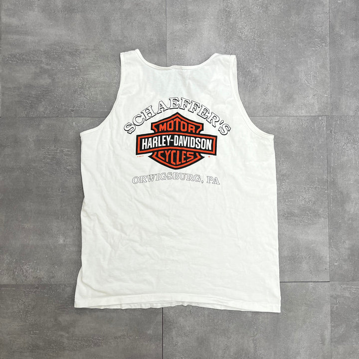 #724 98's Harley-Davidson/Harley-Davidson No Sleeve/Sleeveless MADE IN USA Size L