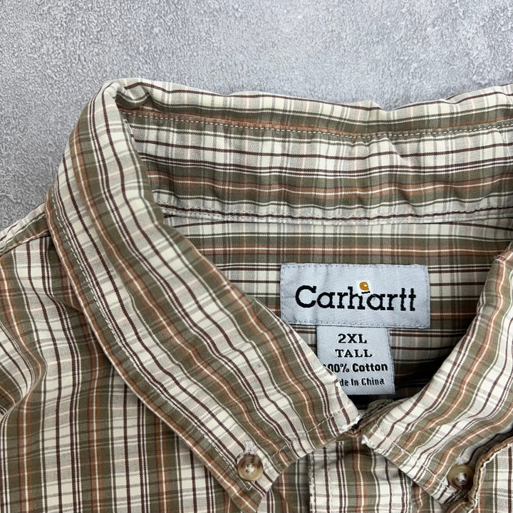 #861 Carhartt Check Shirts Size XXL