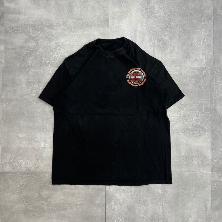 #732 11's Harley-Davidson/ハーレーダビッドソン Tee サイズL