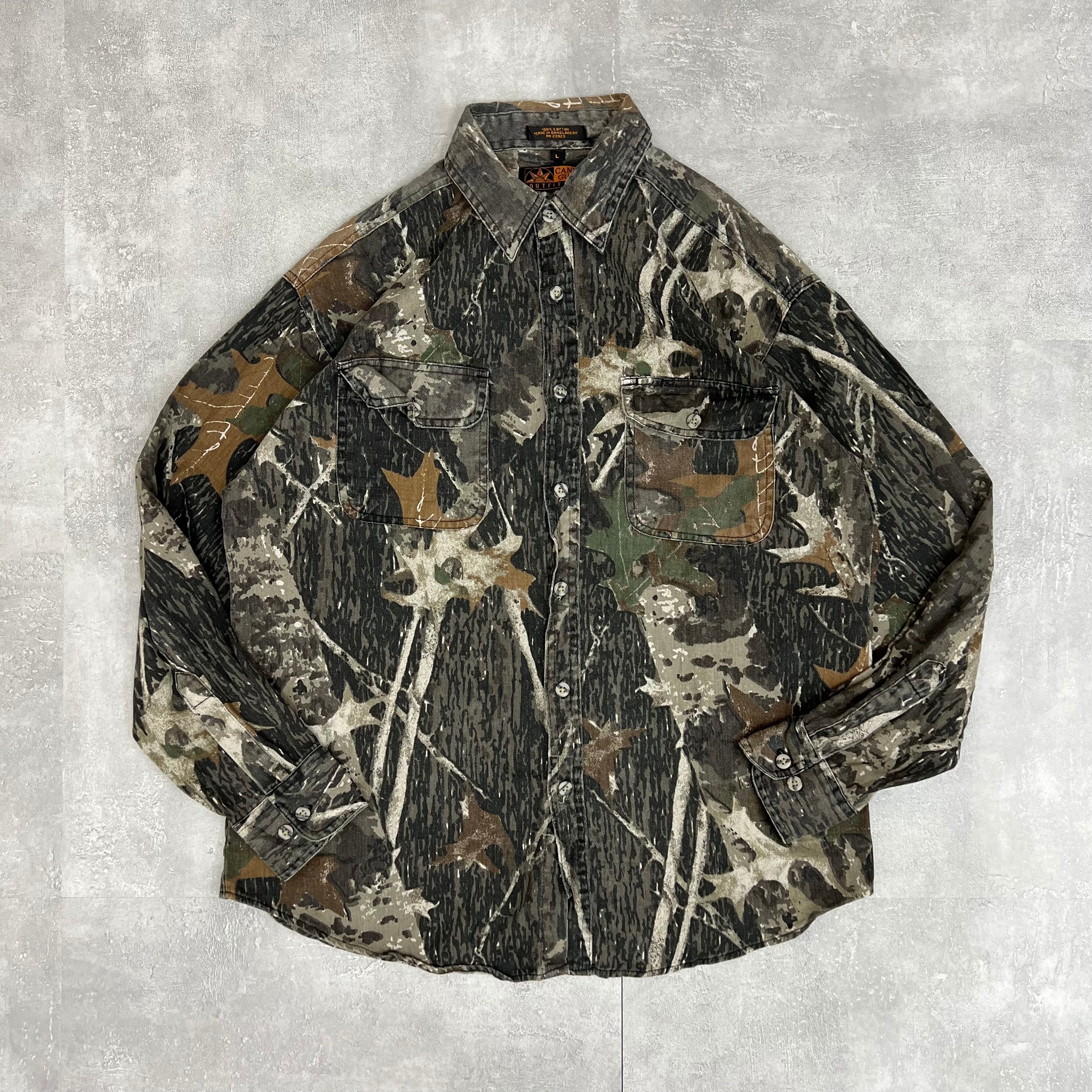 75 CANYON GUIDE Realtree L/S Shirts Size L – 古着屋 MUJIN