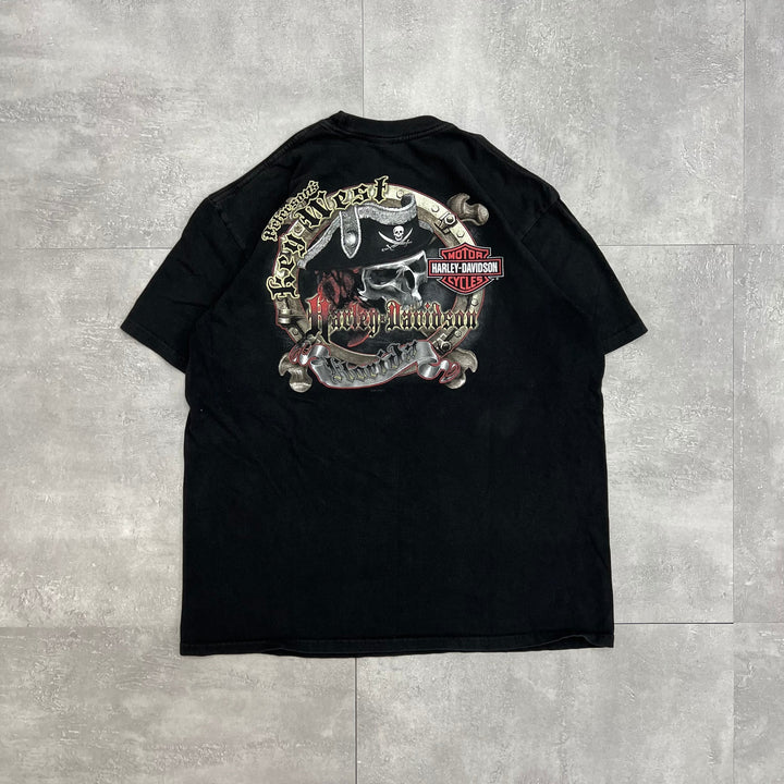 #732 11's Harley-Davidson/ハーレーダビッドソン Tee サイズL