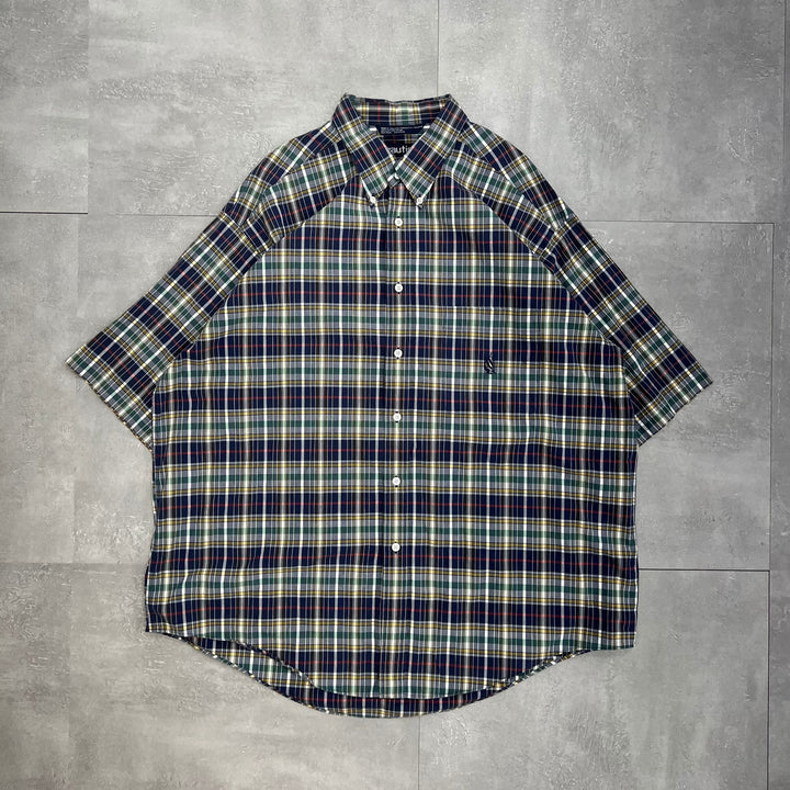 #390 Nautica／ノーティカ Check Shirts／チェックシャツ サイズXL