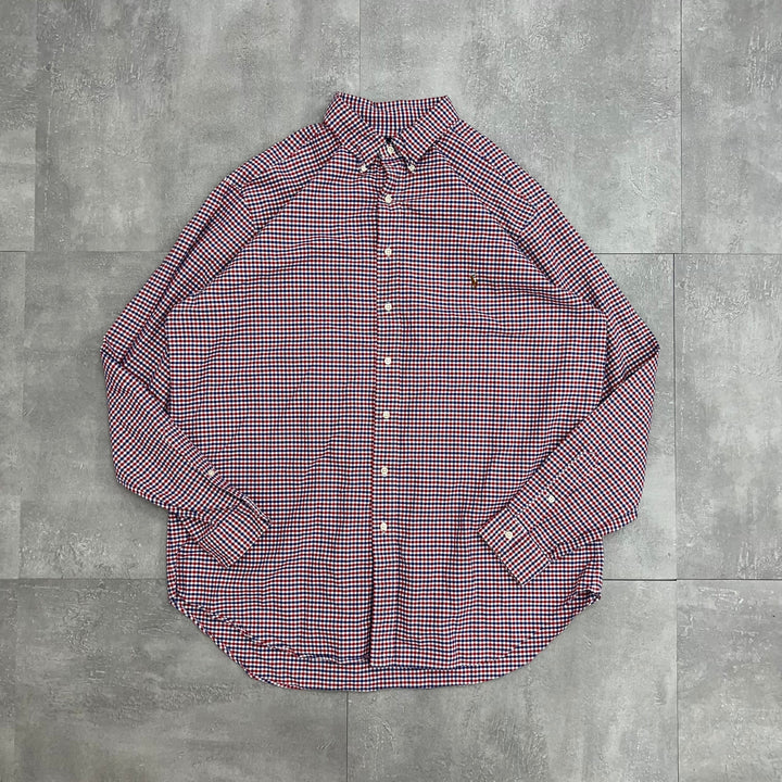 #946 Ralph Lauren/ラルフローレン L/S Check Shirts/チェックシャツ サイズXL