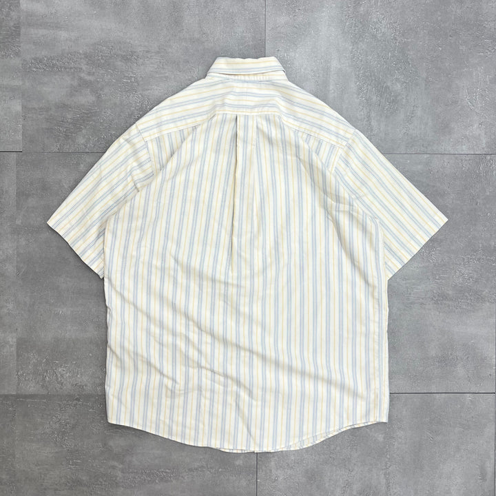 #398 LLBean Stripe Shirts Size L