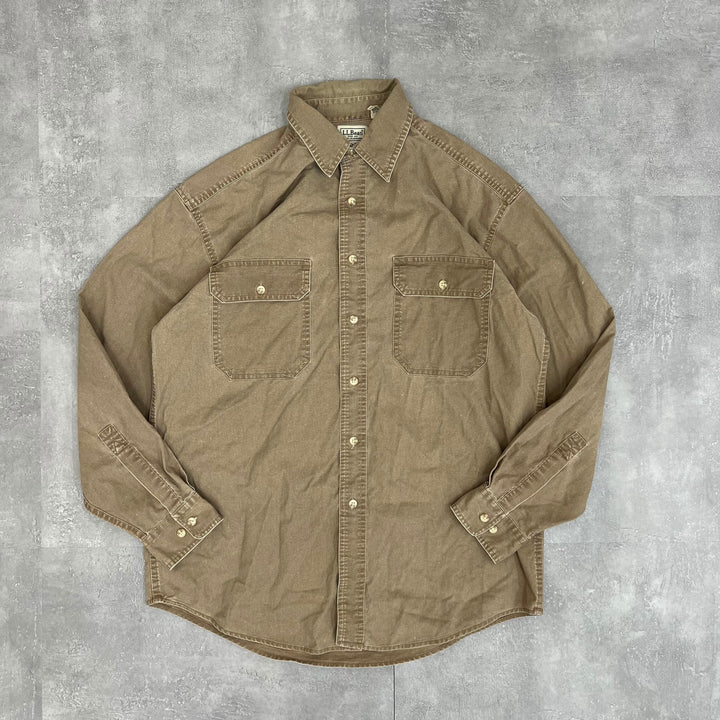 #82 L.L.Bean/エルエルビーン L/S Shirts サイズ M