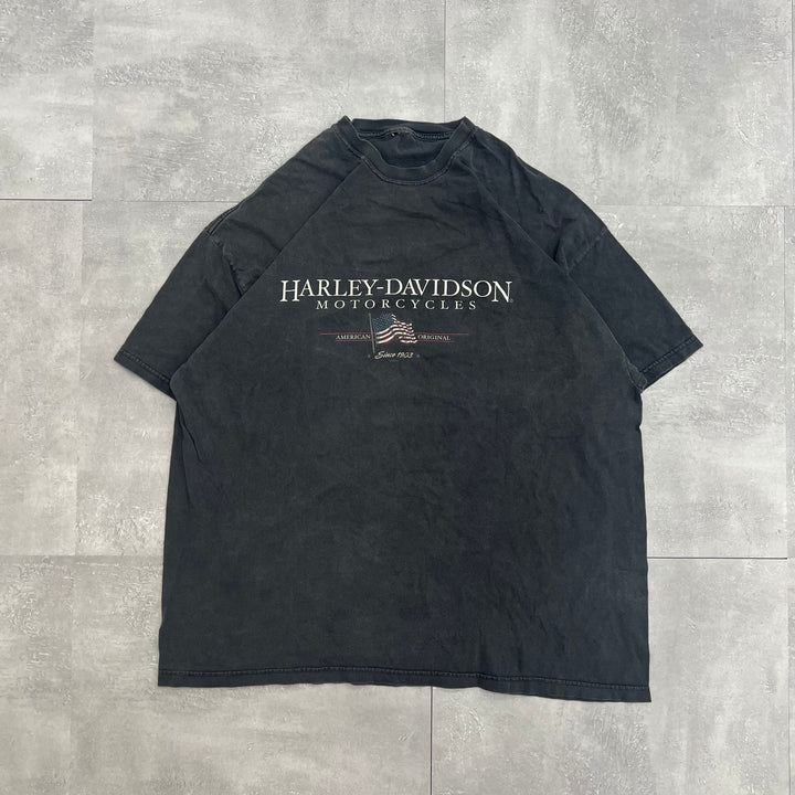 #747 02's Harley-Davidson/ハーレーダビッドソン Tee サイズXXL