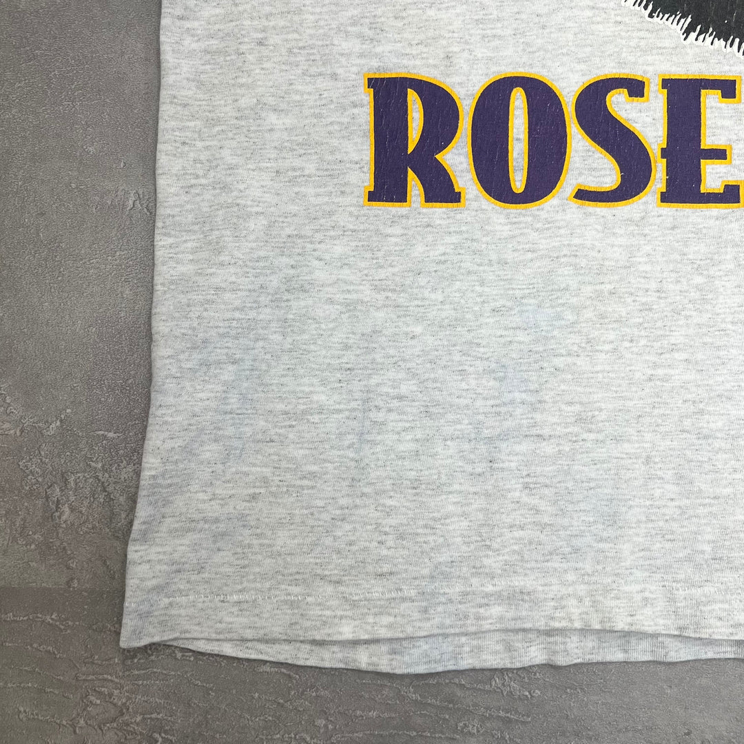 #531 90's Vintage/Vintage Roseball/Rose Bowl Single Stitch Tee/T-shirt MADE IN USA Size L