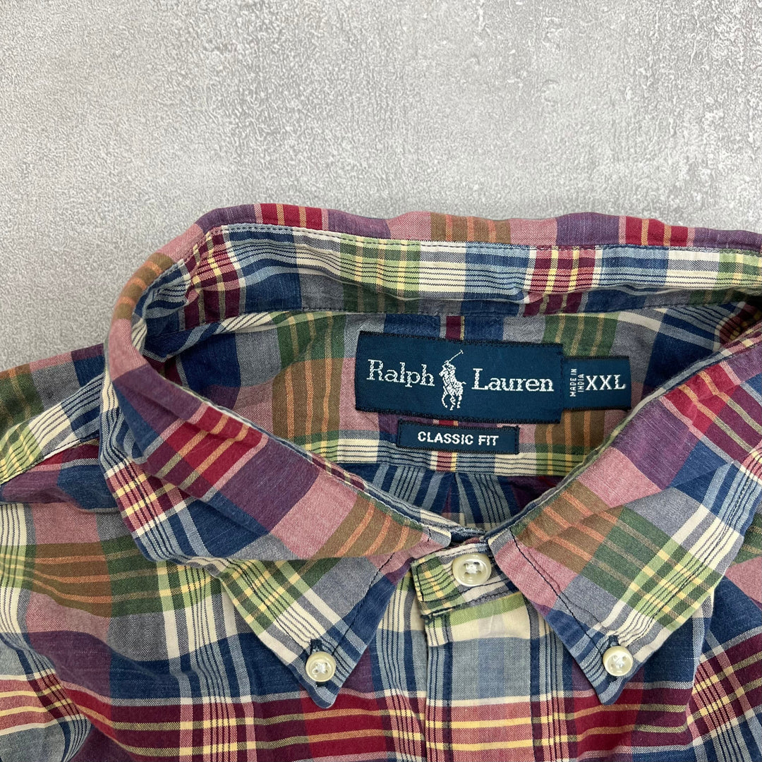 #808 Ralph Lauren Check Shirts Size XXL