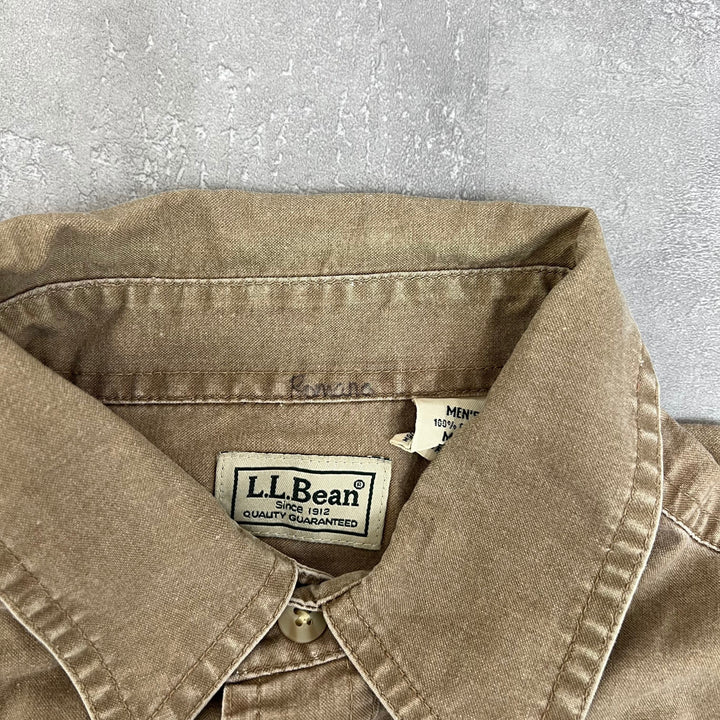 #82 LLBean L/S Shirts Size M