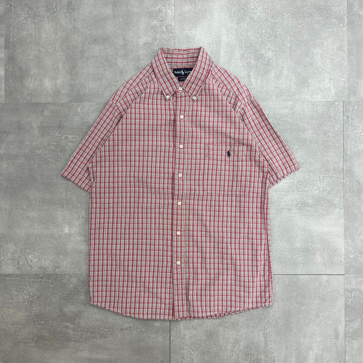 #856 Ralph Lauren Check Shirts Size XL