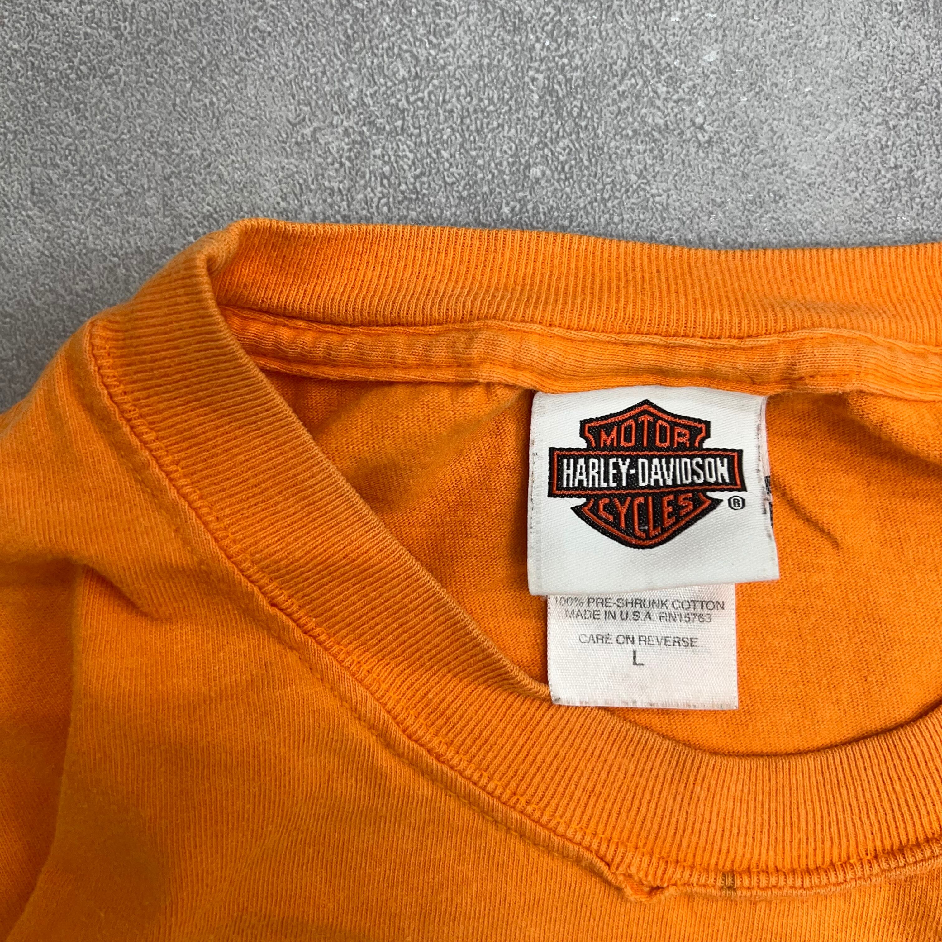 ⭐️未使用品 HARLEY−DAVIDSON S/S TEE ＬサイズUSA製☆ 769 10's Harley-Davidson/ハーレーダビッドソン Tee/Tシャツ