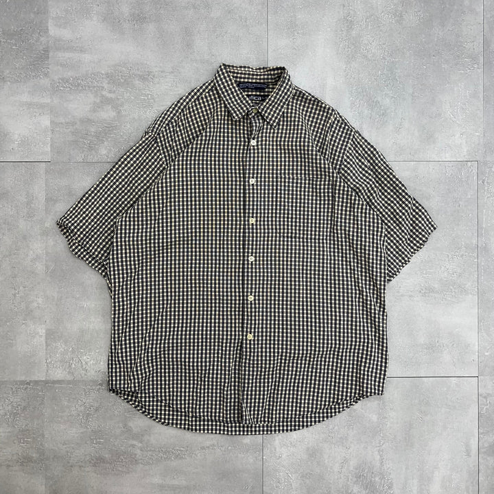 #393 Nautica／ノーティカ Check Shirts／チェックシャツ サイズL