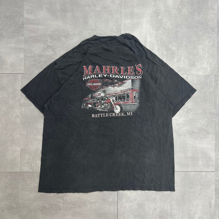 #747 02's Harley-Davidson/ハーレーダビッドソン Tee サイズXXL