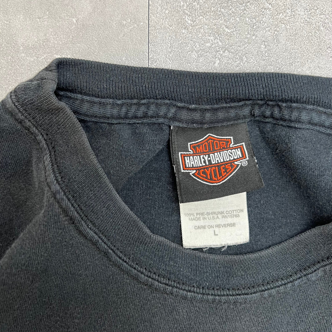 #728 05's Harley-Davidson/Harley-Davidson Tee MADE IN USA Size L