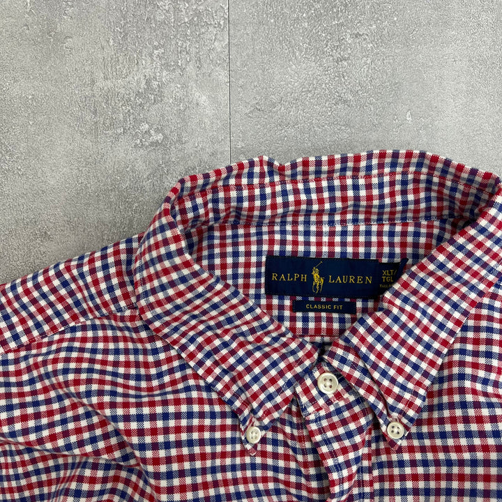 #946 Ralph Lauren L/S Check Shirts Size XL