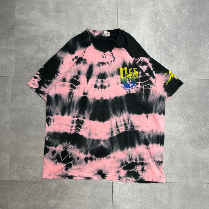 #446 90's Vintage/ヴィンテージ Tyedye／タイダイ シングルステッチ Tee/Tシャツ MADE IN USA サイズXL