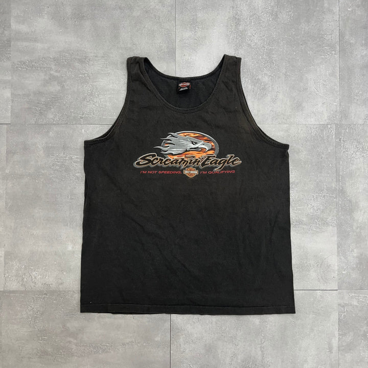 #758 04's Harley-Davidson/Harley-Davidson No Sleeve/Sleeveless MADE IN USA Size XXL