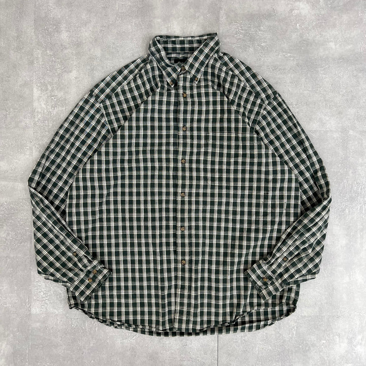 #77 00s Eddie Bauer/エディーバウアー L/S Shirts サイズ L