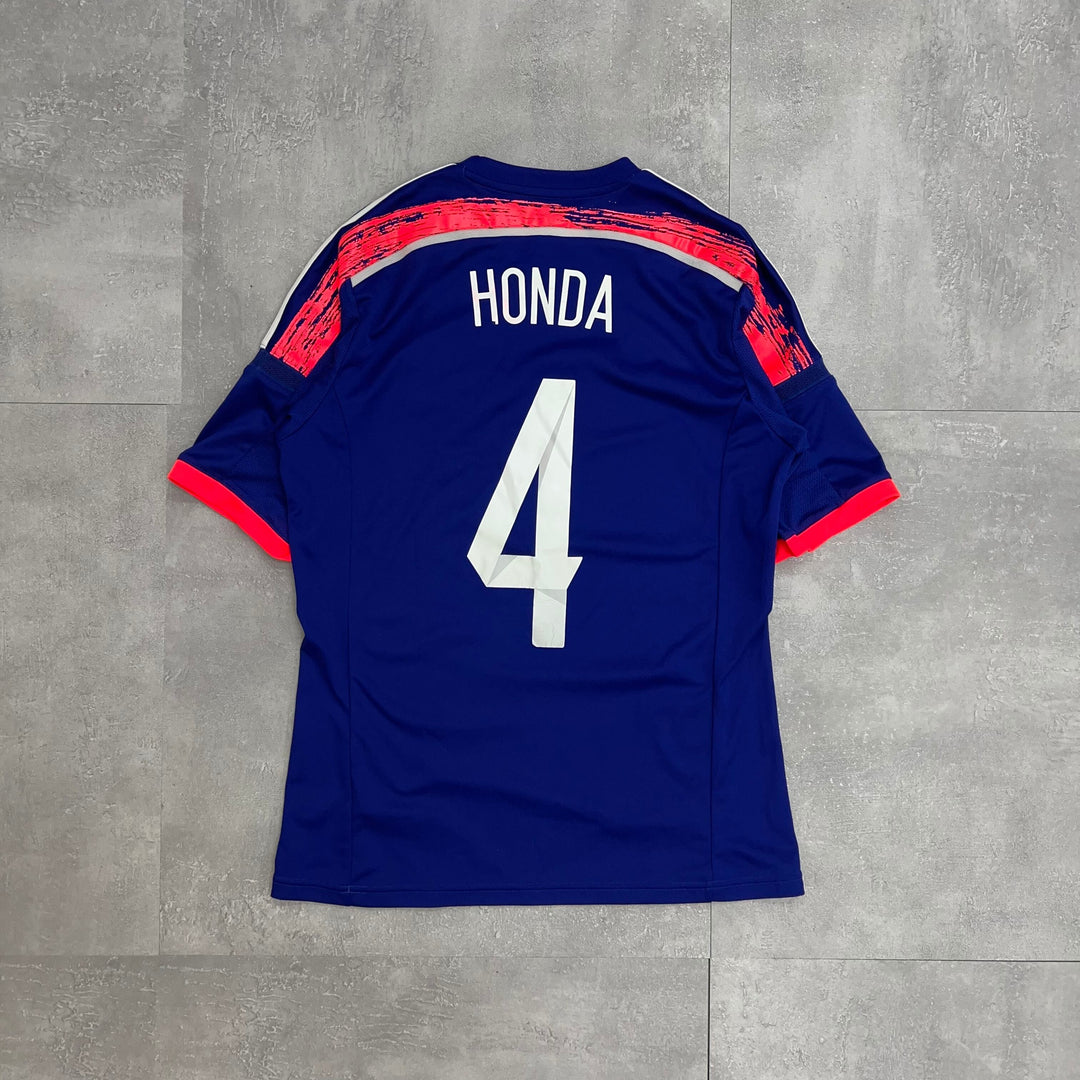 #843 JAPAN/日本代表 #4HONDA/本田圭佑 Football／フットボール Tee サイズM