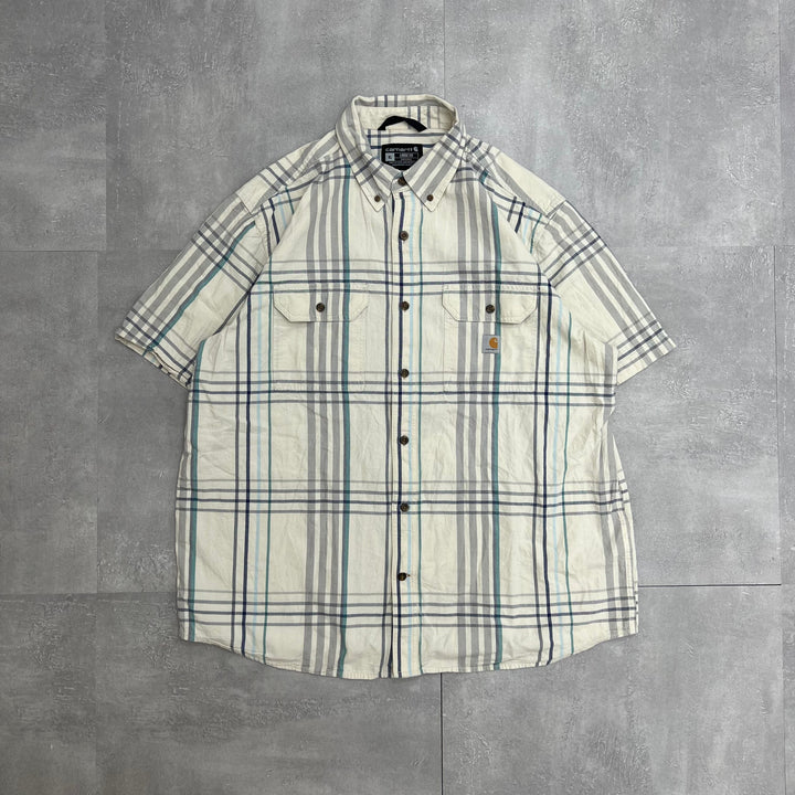 #889 Carhartt/カーハート Check Shirts/チェックシャツ サイズXL