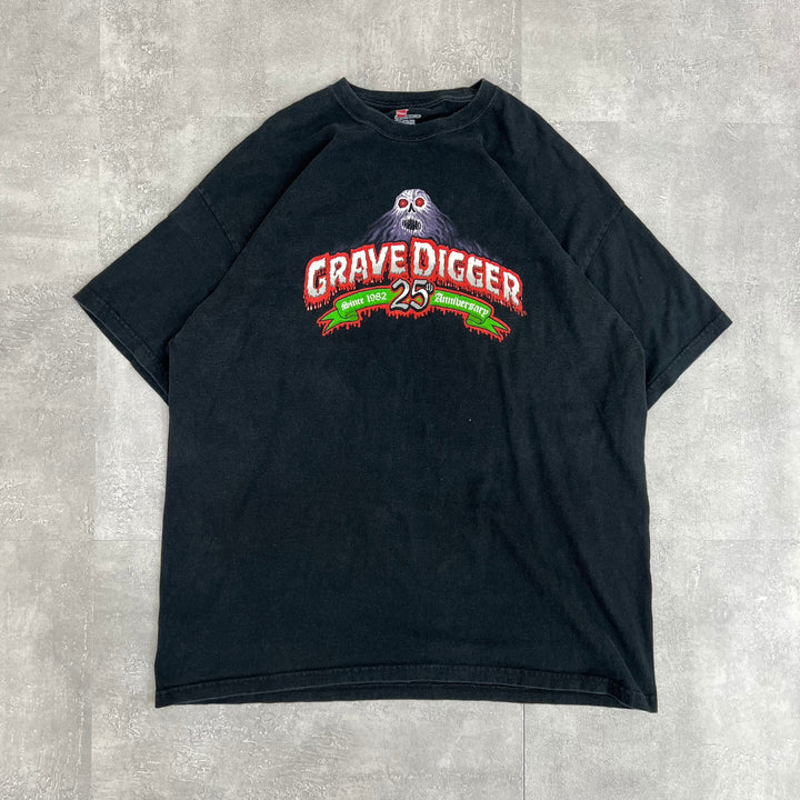 #3 06's GRAVE DIGGER Biglogo Tee Size L