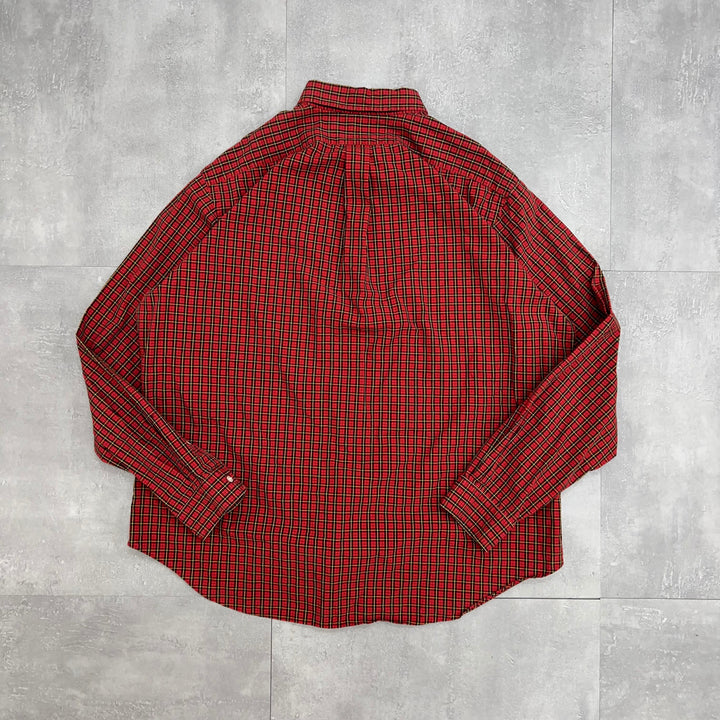 #938 Ralph Lauren/ラルフローレン L/S Check Shirts/チェックシャツ サイズXL