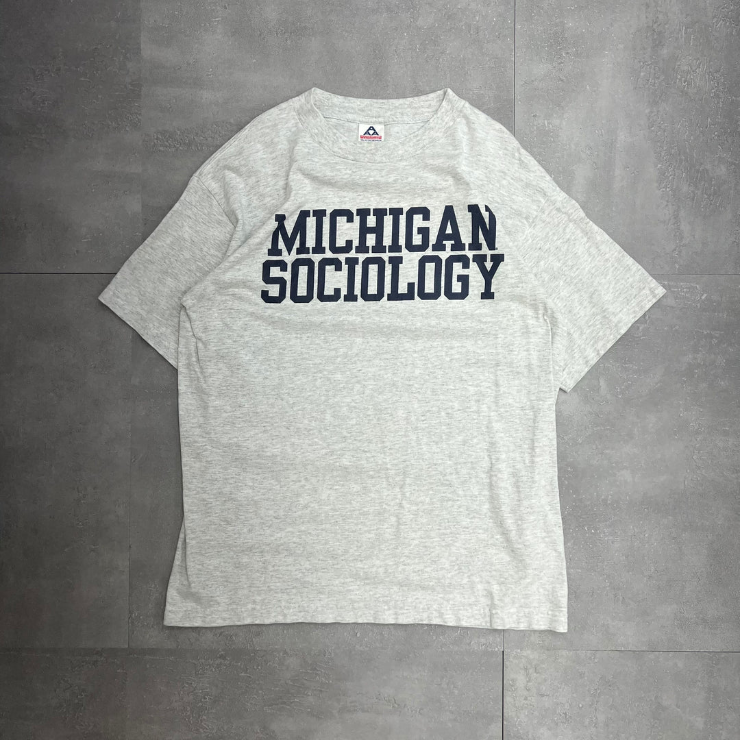 #543 MICHIGAN SOCIOLOGY Tee/T-shirt size L