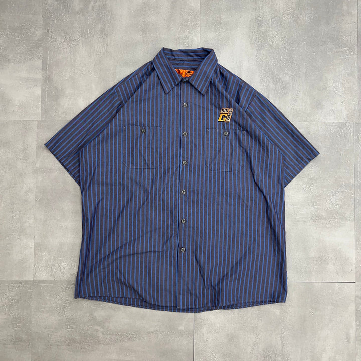 #865 Redkap/レッドキャップ Stripe Shirts/ストライプシャツ サイズXL