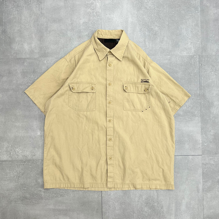 #871 Dickies/ディッキーズ Work Shirts/ワークシャツ サイズXL