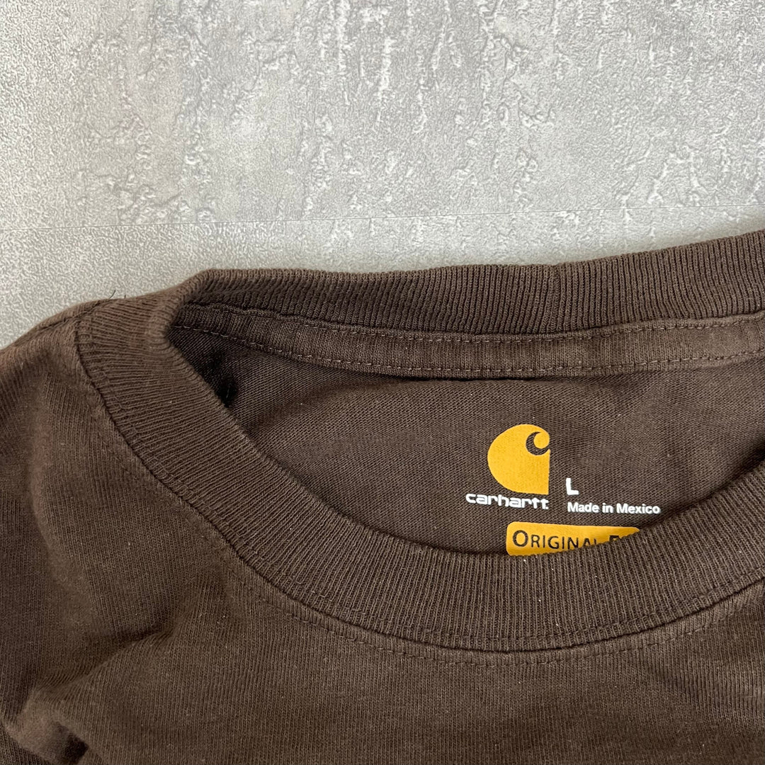 #69 Carhartt/カーハート REALTREE BigLogo Tee サイズ L