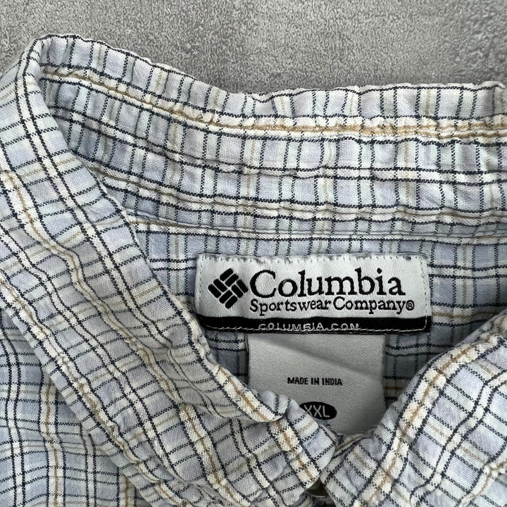 #477 Columbia Check Shirts Size XXL