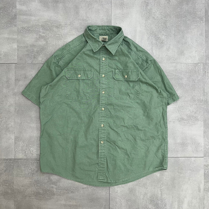 #494 L.L.Bean/エルエルビーン Solid Shirts／ソリッドシャツ サイズXL