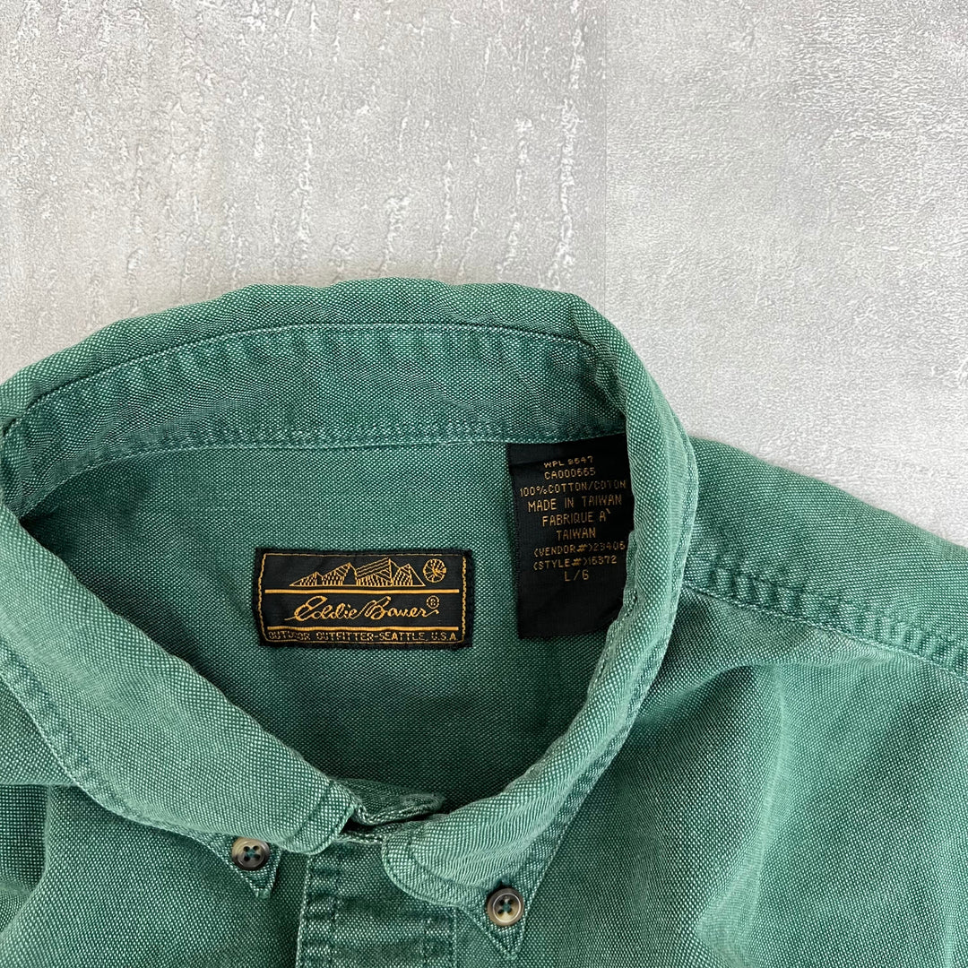 #73 Vintage 80's-90's Eddie Bauer/エディーバウアー L/S Shirts サイズ L