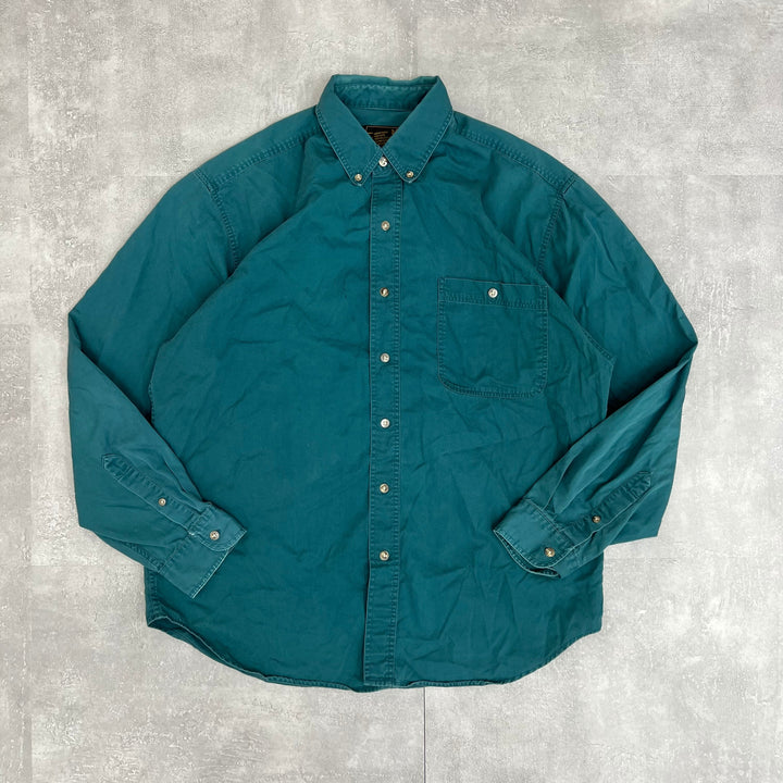 #79 Vintage 80's-90's Eddie Bauer/エディーバウアー L/S Shirts サイズ L