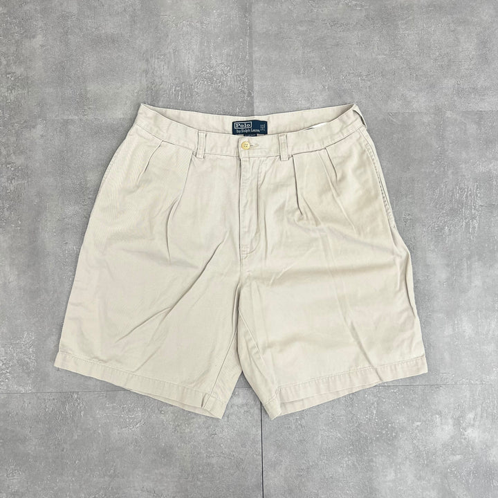 #381 Ralph Lauren/ラルフローレン 2Tuck Shorts/2タックショーツ W34