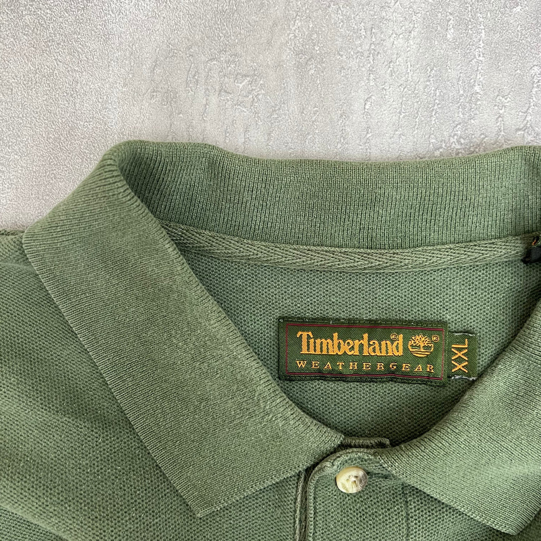 #261 90's-00's OLD Timberland／ティンバーランド S/S POLO/ポロシャツ サイズXXL