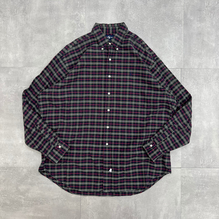 #949 Ralph Lauren/ラルフローレン L/S Check Shirts/チェックシャツ サイズXL