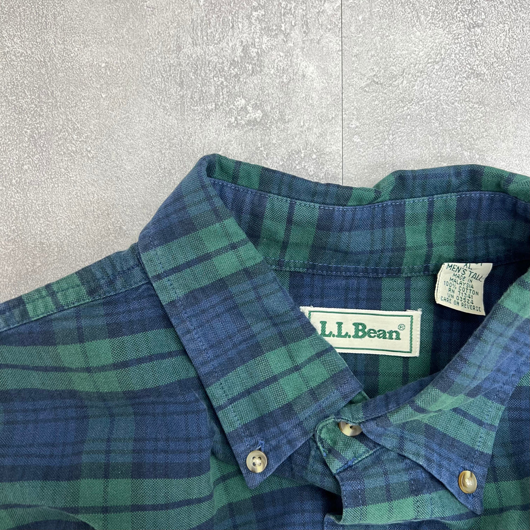 #927 LLBean Check Shirts Size XL