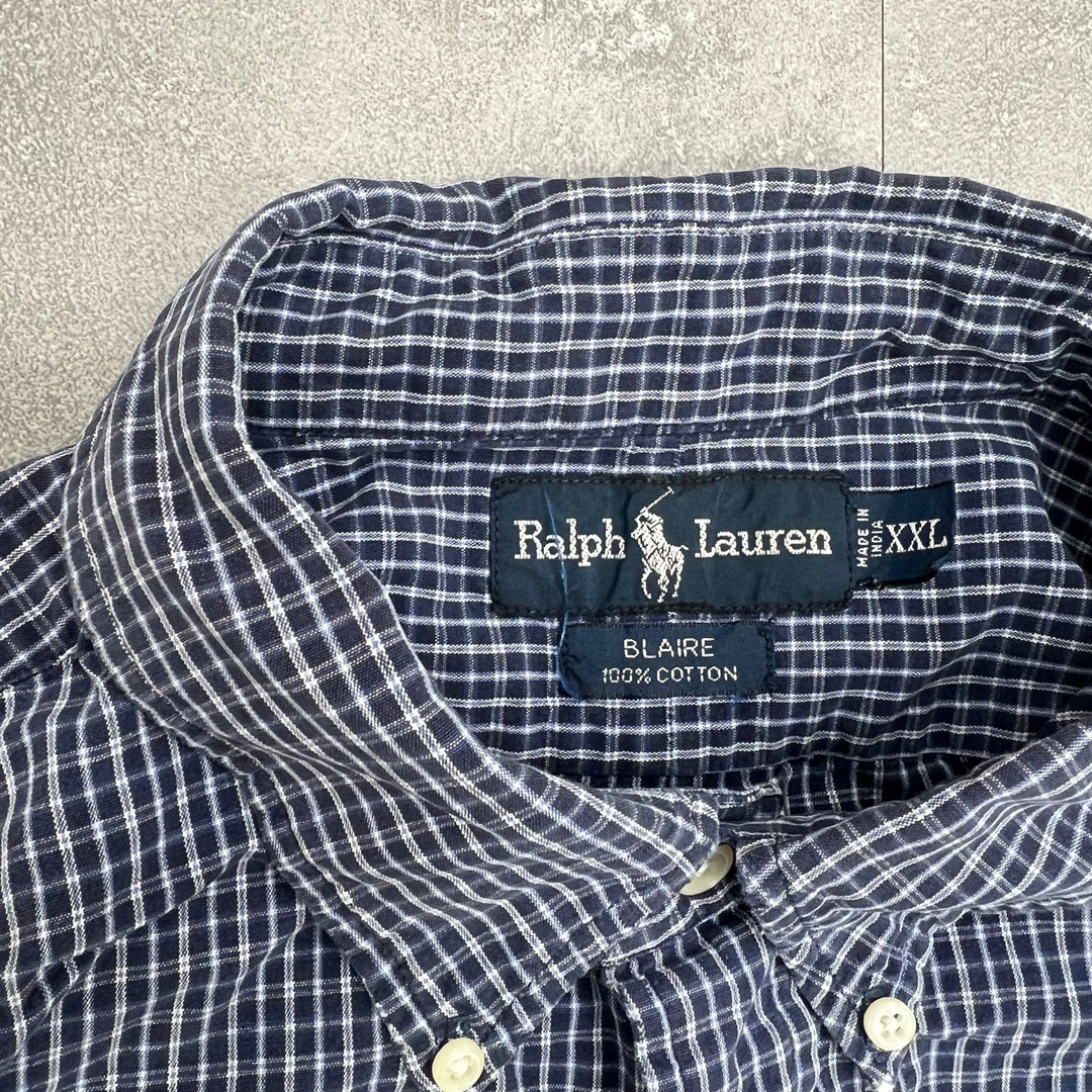 #854 Ralph Lauren Check Shirts Size XXL