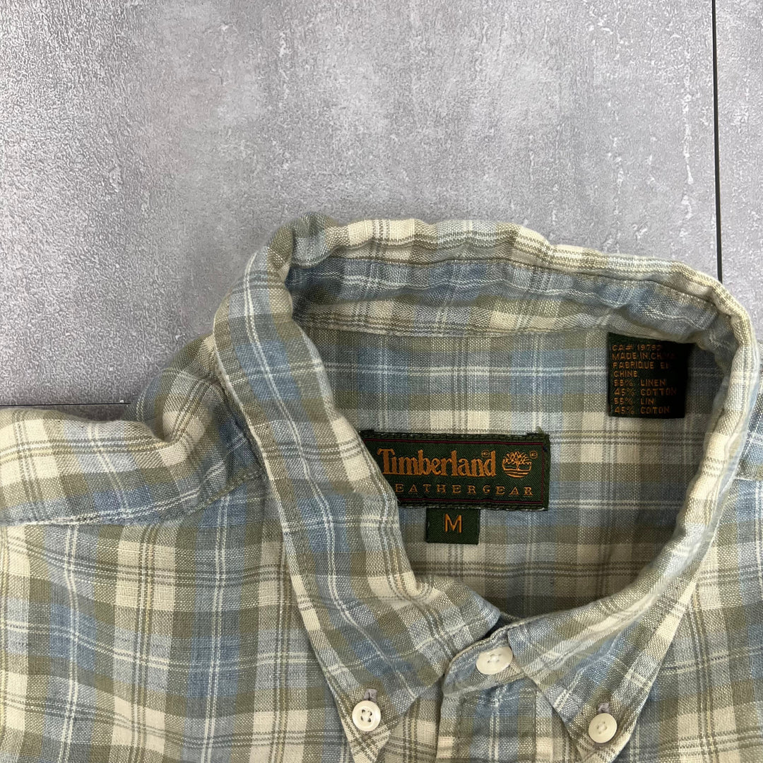 #464 Timberland Check Shirts Size M