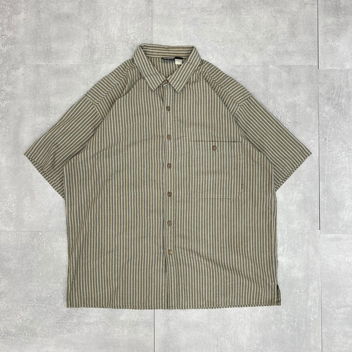 #236 Patagonia/Patagonia Seersucker Check Shirts/Check shirt size L