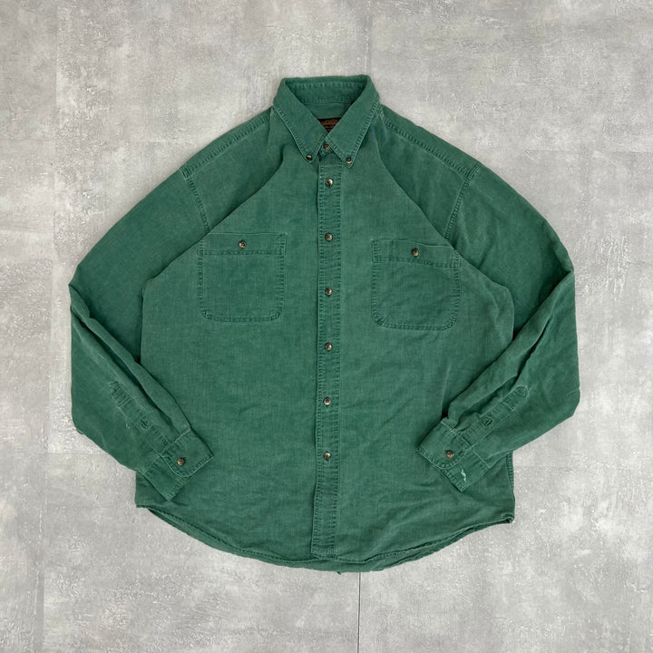 #73 Vintage 80's-90's Eddie Bauer/エディーバウアー L/S Shirts サイズ L