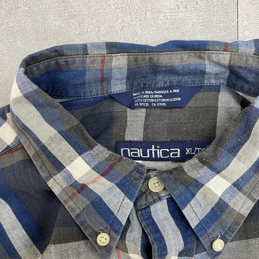 #389 Nautica／ノーティカ Check Shirts／チェックシャツ サイズXL