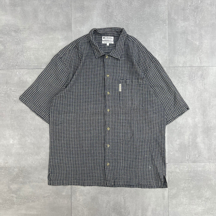 #474 Columbia Check Shirts Size L