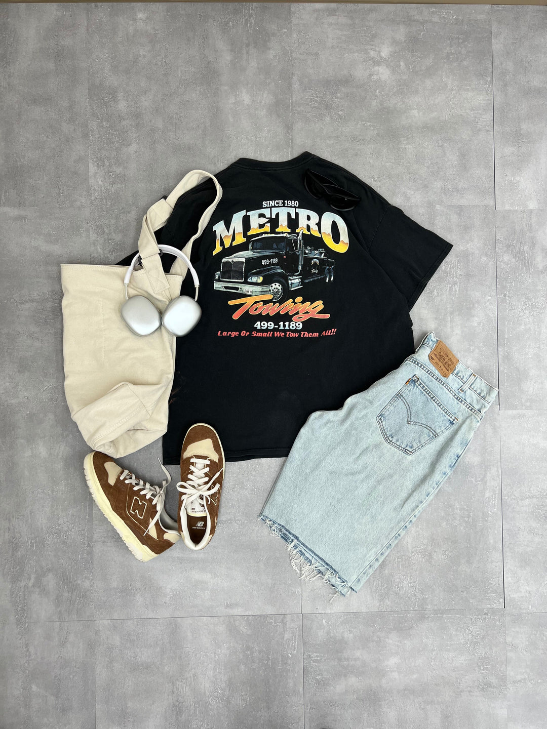 #17 00's METRO Towing Tee/Tシャツ サイズXL