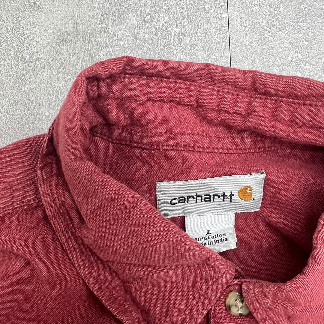 #904 Carhartt Work Shirts Size L