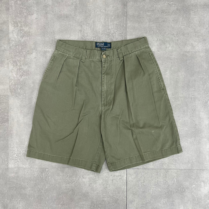 #386 Ralph Lauren/ラルフローレン 2Tuck Shorts/2タックショーツ W32